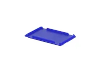 Hinged lid - 300 x 200 mm - blue