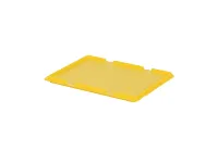 Hinged lid - 400 x 300 mm - yellow