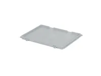 Hinged lid - 400 x 300 mm - grey