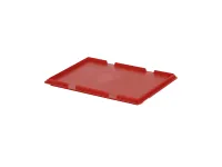 Scharnierdeksel - 400 x 300 mm - rood