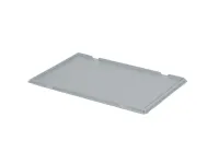 Lay-on lid - 600 x 400 mm - grey