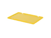 Hinged lid - 600 x 400 mm - yellow