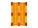 Caisse-palette en plastique type CB1 - 1200 x 800 mm - 3 semelles - jaune - 2