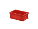 Bac gerbable Euronorm - 300 x 200 x H 118 mm - Rouge (fond lisse) - 1