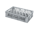 Casier à verres BASIC - 600 x 400 x H 154 mm pour 33 verres - ht. de verre max. 125mm - Ø max. 75mm - une séparation - 1