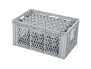 Casier à verres BASIC - 600 x 400 x H 280 mm pour 33 verres - ht. de verre max. 255mm - Ø max. 75mm - 1