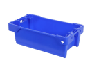 Caisse à poisson 40 kg - 800 x 450 x H 270 mm - sans trous d'écoulement - 1