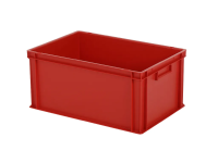 Stacking bin - 600 x 400 x H 280 mm - red (reinforced base)