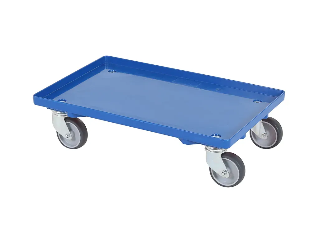 Kunststoff Transportroller - 600 x 400 mm - Blau