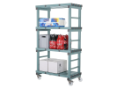 Rayonnage mobile en plastique Euro - 1000x500xH1780mm - 1