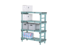 Rayonnage en plastique Euro - 1000 x 400 x 1220 mm - 1