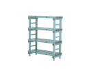 Rayonnage en plastique Euro - 1000 x 400 x 1220 mm - 2