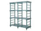 Rayonnage en plastique Euro - 1500 x 600 x 1820 mm - 2