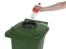 Sammelbehälter für PET-Flaschen - 120 Liter - Grün - 1