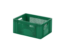 Stapelbehälter Euronorm RX - 400 x 300 x H 193 mm (verstärkter Boden) - Grün - 1