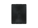 Duocouleur bac et couvercle - 400 x 300 x H 133 mm - Noir-vert - (fond lisse) - 3