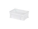 Bac gerbable Euronorm - 300 x 200 x H 118 mm - Blanc (fond lisse) - 1