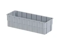 Insert bin 1/2 - 362 x 131 x H 101 mm - grey