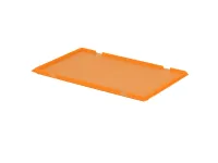 Scharnierdeckel - 600 x 400 mm - Orange