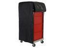 Housse de protection pour conteneurs roulants - avec fermetures éclair - noir - sans porte-documents - 2