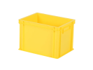 Bac gerbable / bac à assiettes - 400 x 300 x H 280 mm - Jaune (fond renforcé) - 1