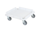 Chariot en plastique - pour casiers 500 x 500 mm