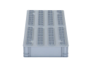 Bac gerbable Euronorm - 800 x 400 x H 120 mm (fond renforcé) - 4