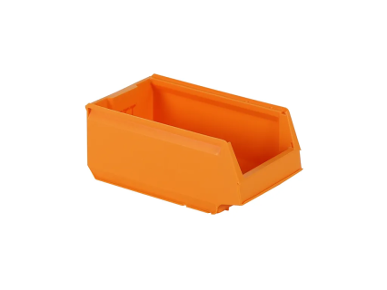 Bac de rangement 9073 - 350 x 206 x H 150 mm - Orange