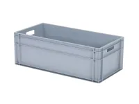 Euronorm stacking bin - 800 x 400 x H 278 mm - grey