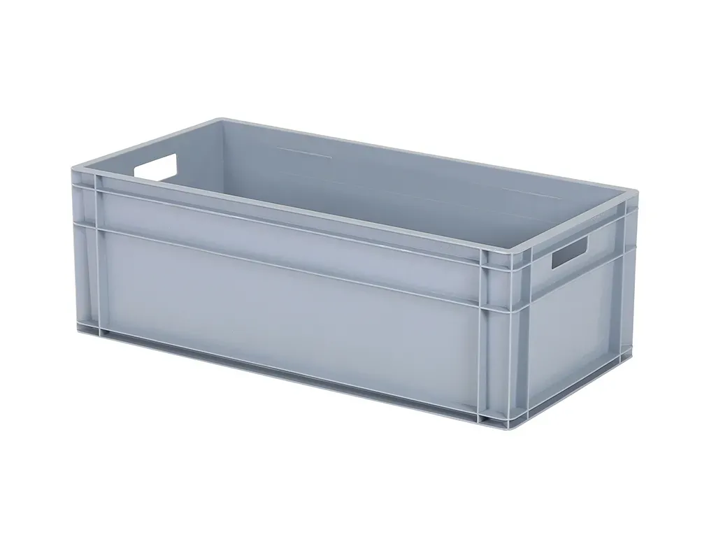 Euronorm stacking bin - 800 x 400 x H 278 mm - grey