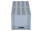 Bac gerbable Euronorm - 800 x 400 x H 338 mm (fond renforcé) - 4