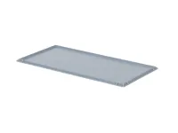 Lay-on lid - 800 x 400 mm - grey