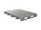 Palette en plastique type TC1-DUO (avec bords - 5 semelles) - 1