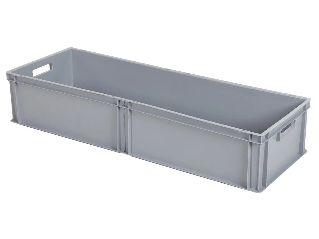 Stacking bin - 1145 x 400 x H 220 mm - grey (smooth base)