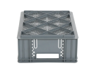 Caisse gerbable Euronorm RX - 400 x 300 x H 142 mm (fond renforcé) - 3
