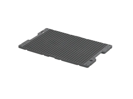 Techtray porte-pièce Comp 25 (ESD) - dim. 425 x 276 mm - pour épingles et séparateurs