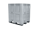 Caisse-palette XL - 1200 x 1000 mm - 3 semelles - hauteur variable - 1