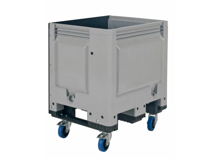 BIG BOX plastic palletbox - 800 x 600 mm - 4 wheels