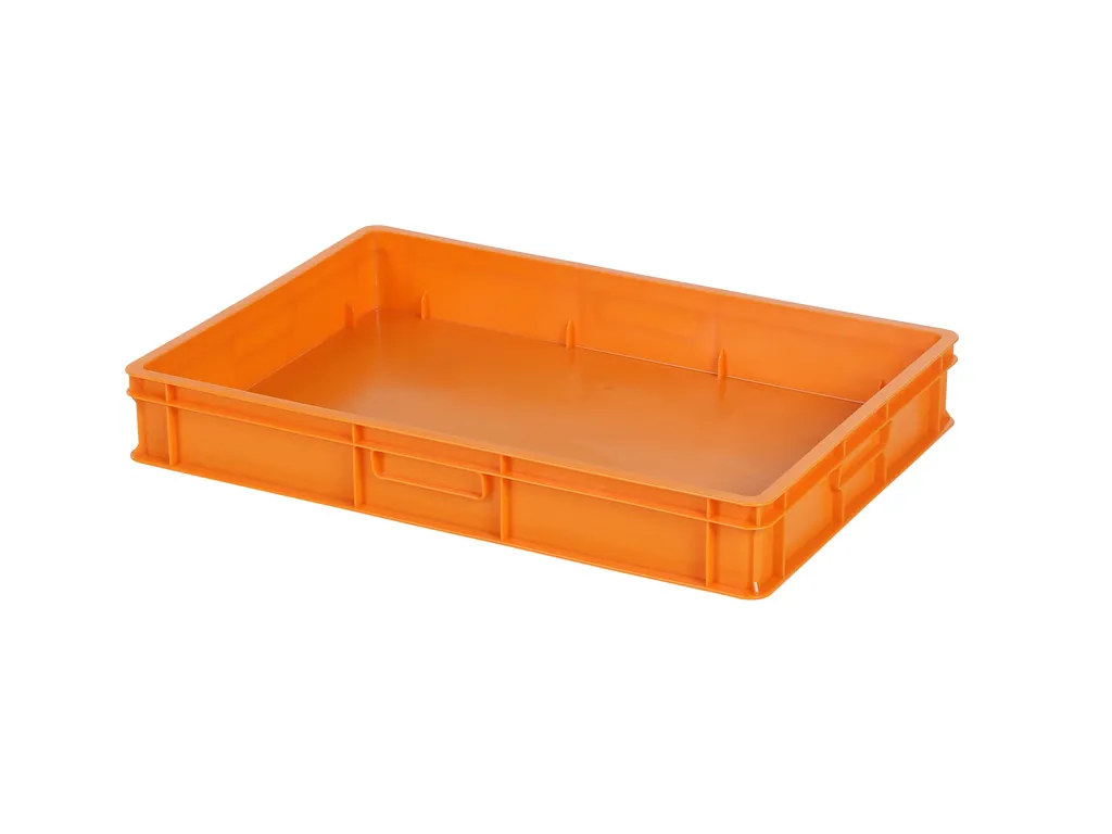 Stapelbak voor bakplaat - 655 x 450 x H 100 mm (versterkte gesloten bodem)