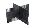 Pince de rehausse pour bandes de distribution - noir - 2