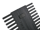 Pince de rehausse pour bandes de distribution - noir - 3