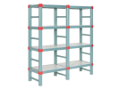 Rayonnage en plastique gastro - 1467 x 410 x 1770 mm - 1