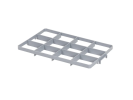 Obere Facheinteilung 12 Fächer - BASIC Gläserbehälter - Fachgröße 117 x 137 mm - 1