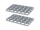 Ensemble de divisions de compartiments 24 compartiments pour caisse empilable - taille du compartiment 90 x 86 mm. - 1
