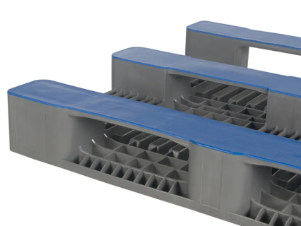 Antislip onder de palletsledes