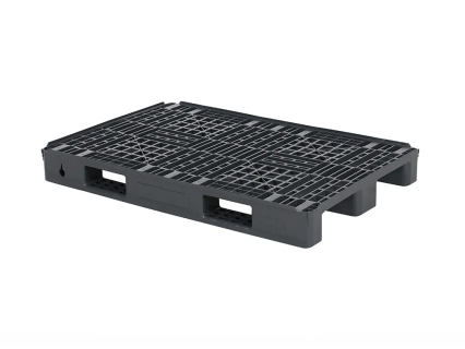 SL1 pallet van gerecycled ECO kunststof in de kleur donkergrijs