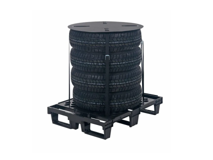 Uitgevoerd als bandenpallet