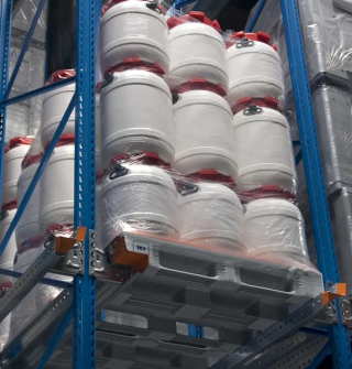 TC1 pallet met versterkingsprofielen voor meer draagvermogen