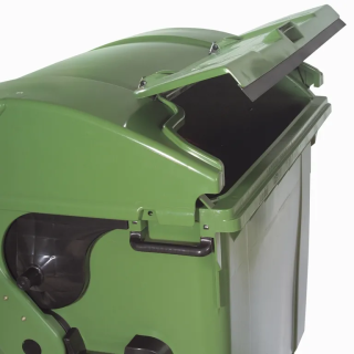 Deksel-in-deksel voor de afvalcontainer 1100 liter