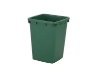 Kunststof sorteerbox - 90 liter - groen